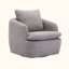 Fauteuil demi-tonneau pivotant l 32,48 po Willenzard-88099128