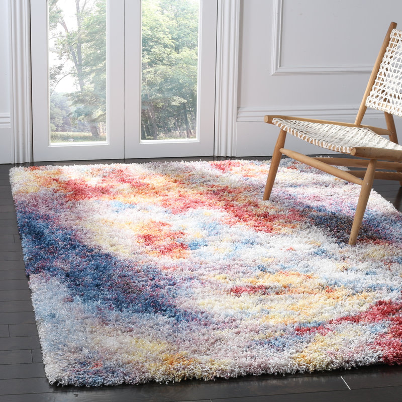 Delma Performance Abstract Rug, Rectangle 4' x 6'