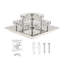 2-Light Semi Flush Mount