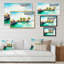 Bora Turquoise Landscape - reproduction de cadre photo sur toile-706130388-706130392