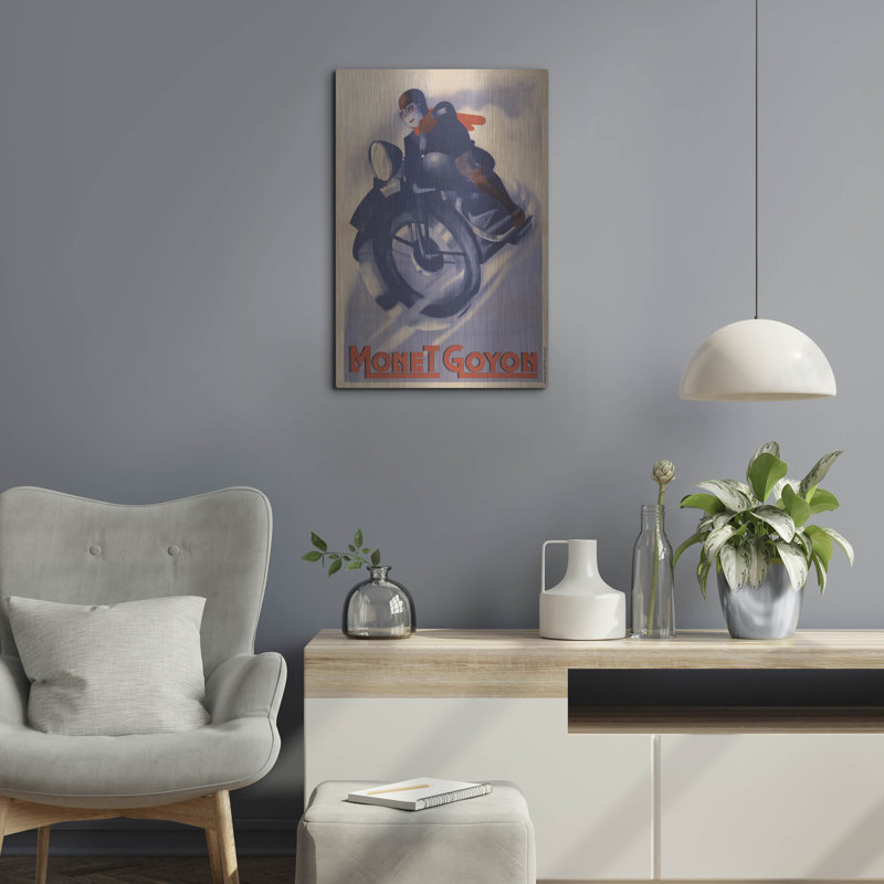 «Willet Forge» par Monet Goyon, art mural en métal, H 24 po x l 16 po