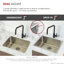 STYLISH Builder Garnet 23" Dual-Mount Single Bowl 18-Gauge T-304 Stainless Steel Kitchen Sink with Basket Strainer