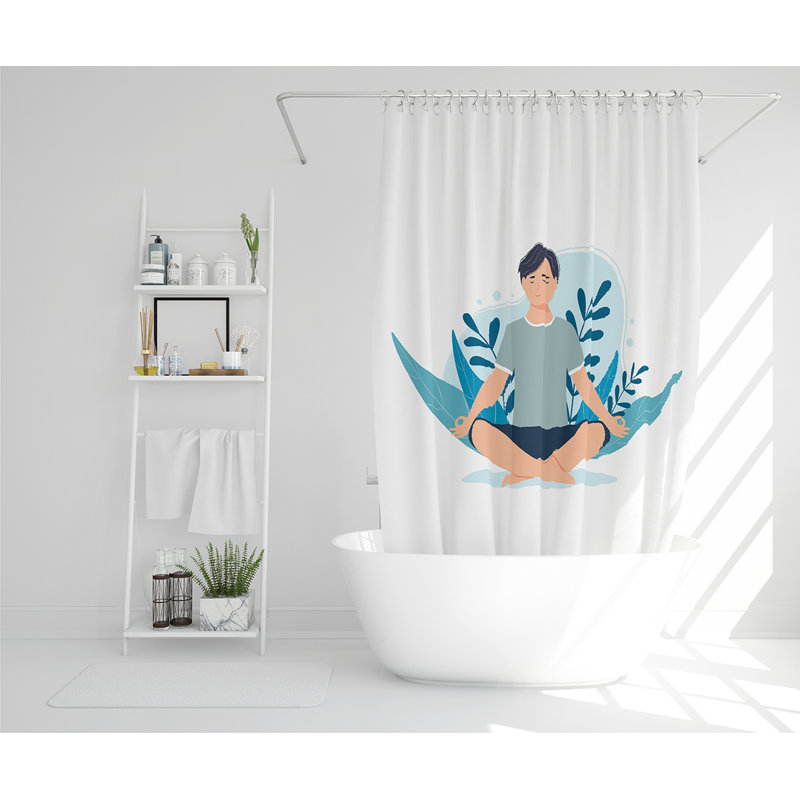 Elizajane 13 Piece Polyester Shower Curtain Set
