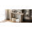 Distressed Wood Finish Rustic Farmhouse Console Table-1772316580