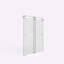 Porte de douche à ouverture coulissante double sans cadre l 56 à 60 po x H 70 po - Verre trempé transparent épais de 5/16 po (8 mm), facile à nettoyer-122071536