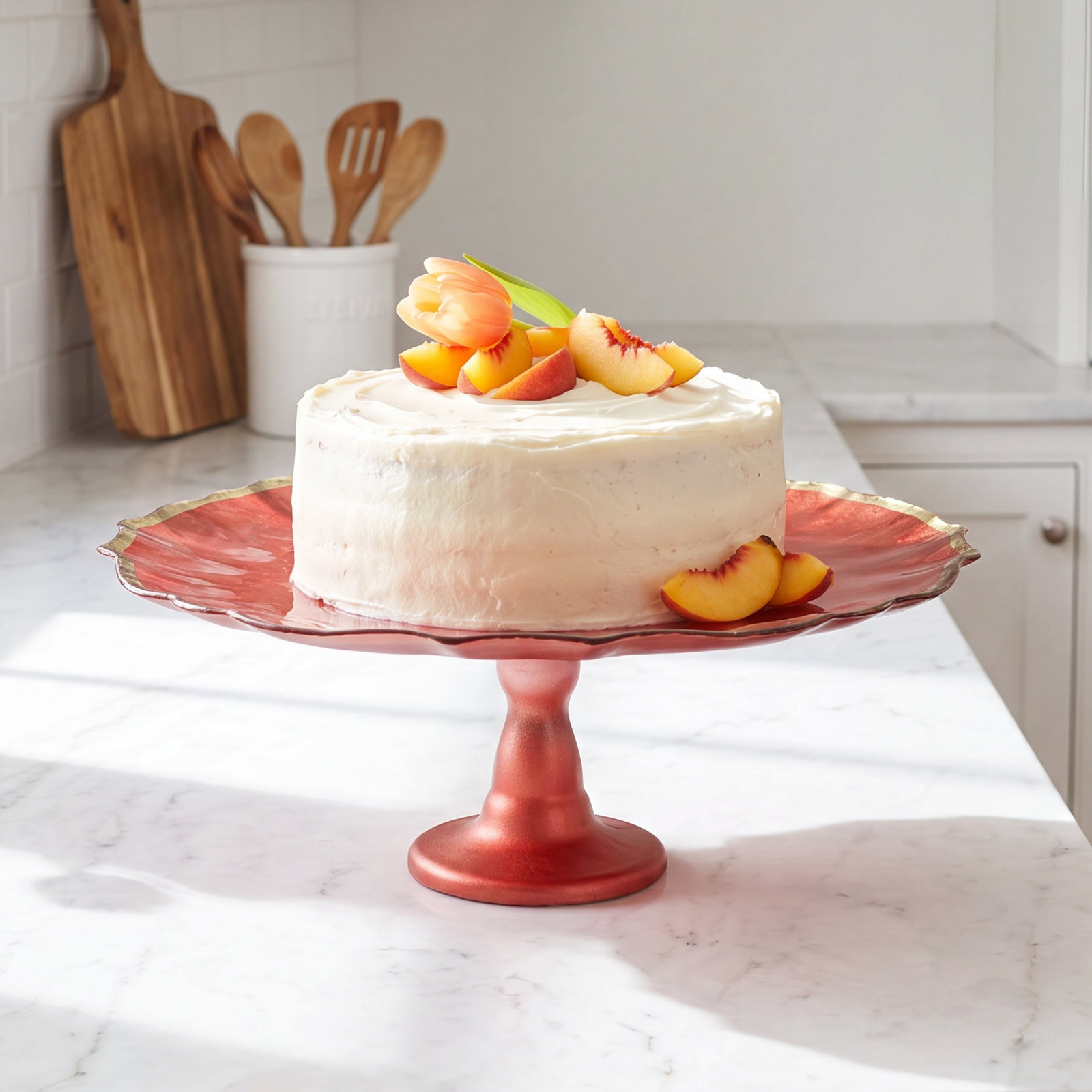 Baroque Glass Cake Stand