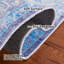 Tucson Cosmic Machine Washable Rug Non-Slip in Purple/ Blue-521312630