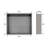 15'' W x 13'' H Bathroom Shower Niche, Stainless Steel Rectangular Wall Niche, Gunmetal Black-98468843