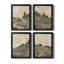 Hillside Walking Path I - Ensemble de 4 peintures sur toile encadrées-878184497-878184499