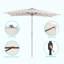 Parasol de marché rectangulaire 120 po x 84 po Dorathea-502146057