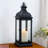 19''H Rustic Style Metal Candle Lantern-260987543