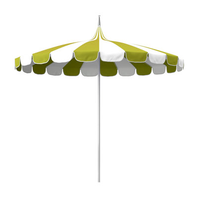 8.5' Sunbrella® Two-Tone Pagoda Umbrella