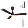 42 In. Smart Indoor Black Ceiling Fan With 3-colors Led Light And Dc Reversible Motor And Remote