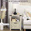 Table de bout, chêne rustique - rangement spacieux et armoire d'appoint de style, avec tablette de tiroir