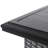 Aluminum Rattan Fire Pit Table With A Side Door