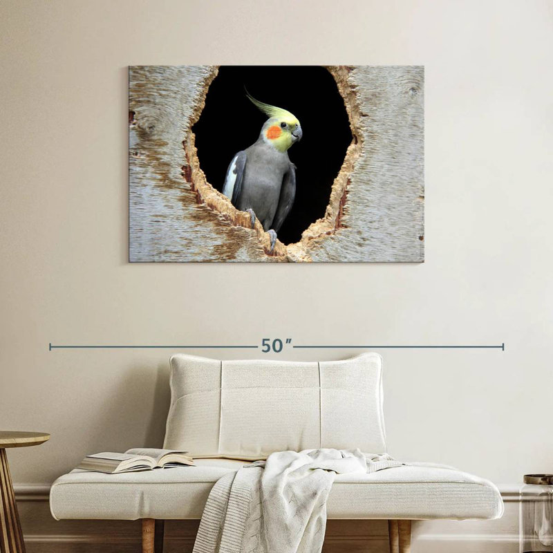 Brampt Cockatiel In A Hole, 26" H x 39" W