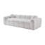 Canapé 98,4 po à 3 places en compression Corduroy, causeuse entièrement sous vide avec 2 coussins ronds, aucun assemblage requis, rebond rapide de 72 heures pour le salon et l’appartement-566747054-566747055
