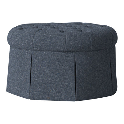 Alma Round Tufted Ottoman