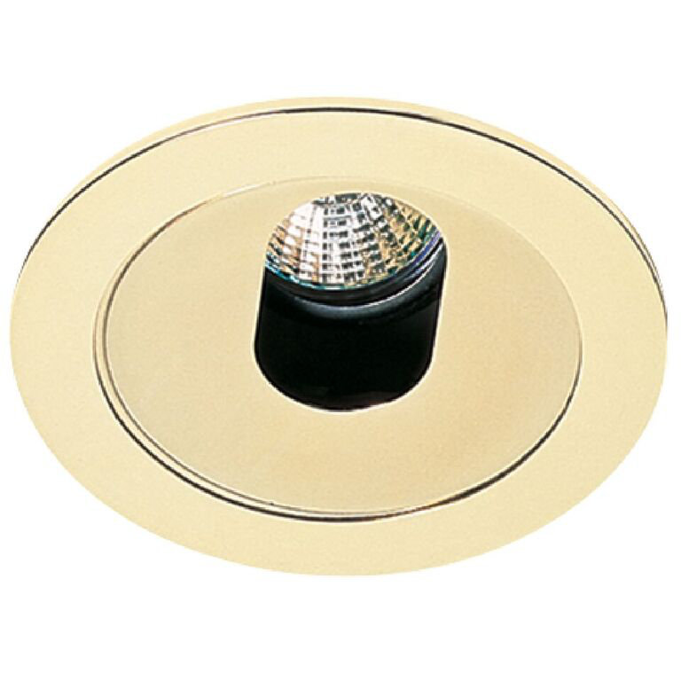 Garniture encastrée basse tension 4 po, Noir