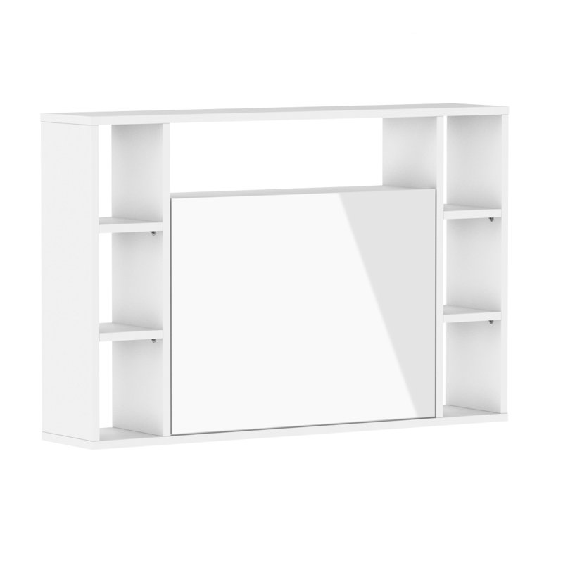 Rosiclare Floating Desk, White Gloss