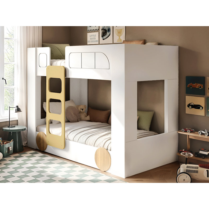 Eloise Bus Bunk Bed White