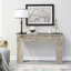 47 " W Solid Wood Top Console Table