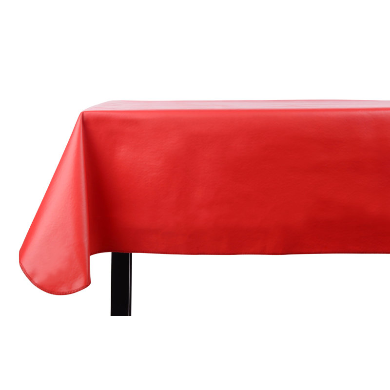 Heavy Duty Tablecloth, 108" L x 52" W, Ruby Red