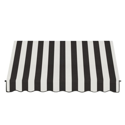 Auvent fixe en acrylique avec accoudoirs en corde de fer Awntech Santa Fe