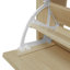Étagère à chaussures en rotin 3 portes, armoire de rangement pour chaussures moderne autoportante-111271271