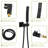 12 Inch Square Shower System With Waterfall Tub Spout In Oil Rubber Bronze - 3 Function Rainfall & Handheld, Valve, Uncomplicated Installation And Upkeep Method 12" Spout, Oil-Rubbed Including Easy-120997259