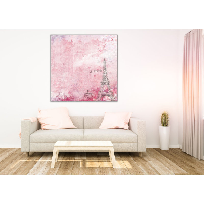 Paris - Wrapped Canvas Painting, 100cm H x 100cm W