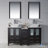 Mance 60.12'' Double Bathroom Vanity with Ceramic Top-24551098