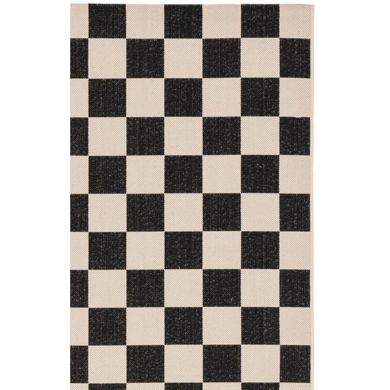 Tapis d'intérieur / extérieur à motif géométrique Monda Performance, Rectangle 2 pi x 3 pi 7 po