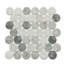 Carreau de mosaïque en verre 2 po x 2 po Eterna Big Penny-131483612