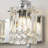 3-Light Dimmable LED Vanity Light With Crystal Accents-829403952