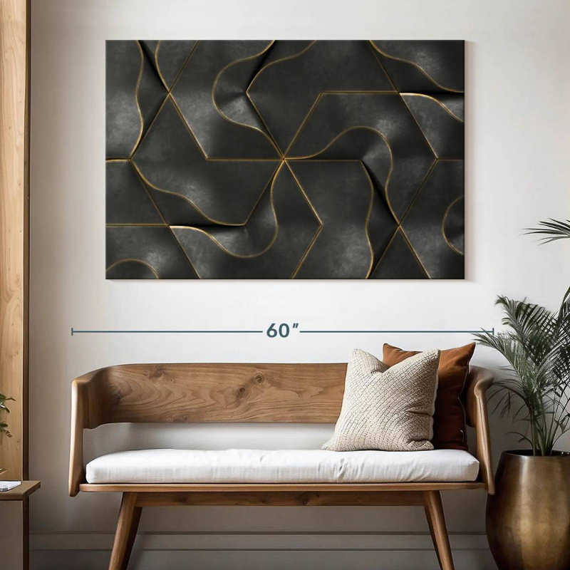 Avery Deluxe Abstract, 34" H x 51" W