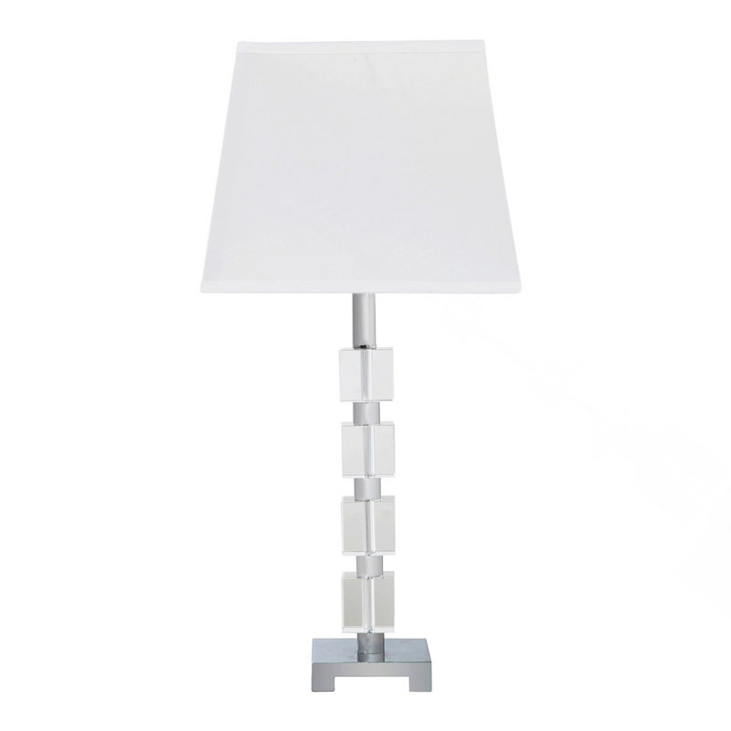 Lampe de table en cristal 25 "Wendi Glam