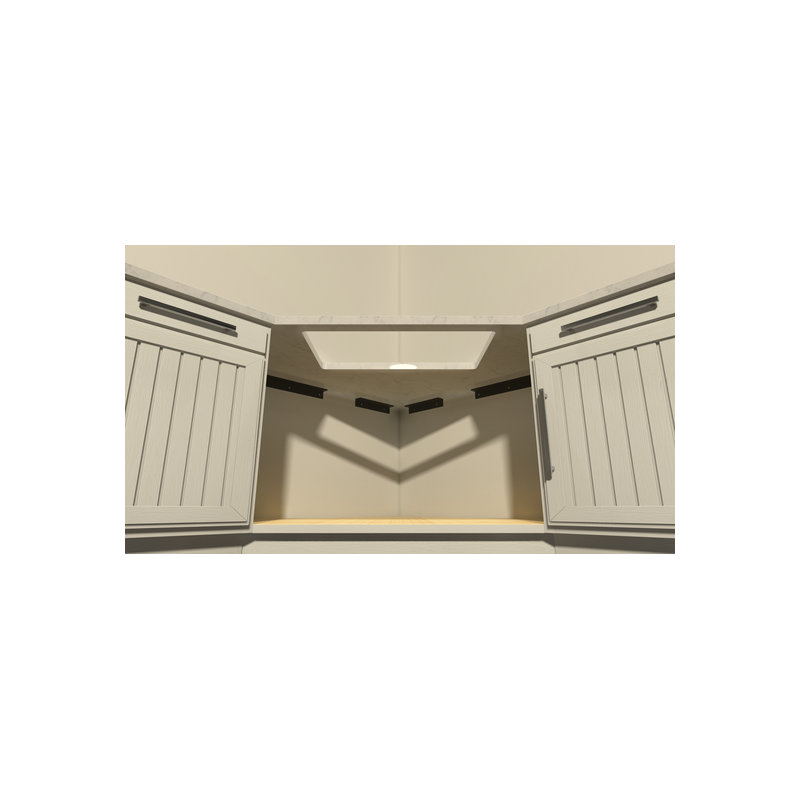 12 po x 2 po x 2 po Support de comptoir The Original, H 2 po x l 12 po x P 2 po