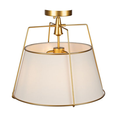Plafonnier semi-encastré Seraphine, 3 lumières