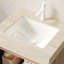 Meuble-lavabo et lavabo de luxe de 61 cm (24 po) pour salle de bain familiale moderne, meuble-lavabo suspendu de style milieu du siècle, meuble-lavabo en pierre frittée