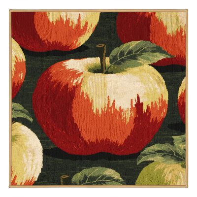 Washable Apple Honeycrisp Fruits Area Rug
