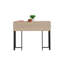 Table avec abattant, finition brune