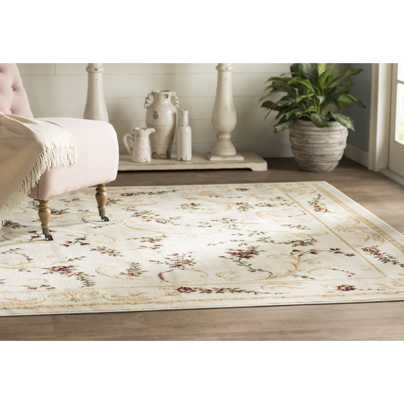 Gossard Floral Indoor Rug, Rectangle 5'2" x 7'2"