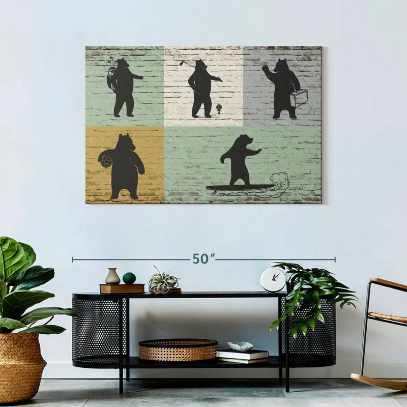 Impression sur toile à thème sport, H 30 po x l 45 po x P 1,25 po