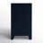 Cleo Raffia 1 - Drawer Nightstand, Navy Blue Raffia-1155862253