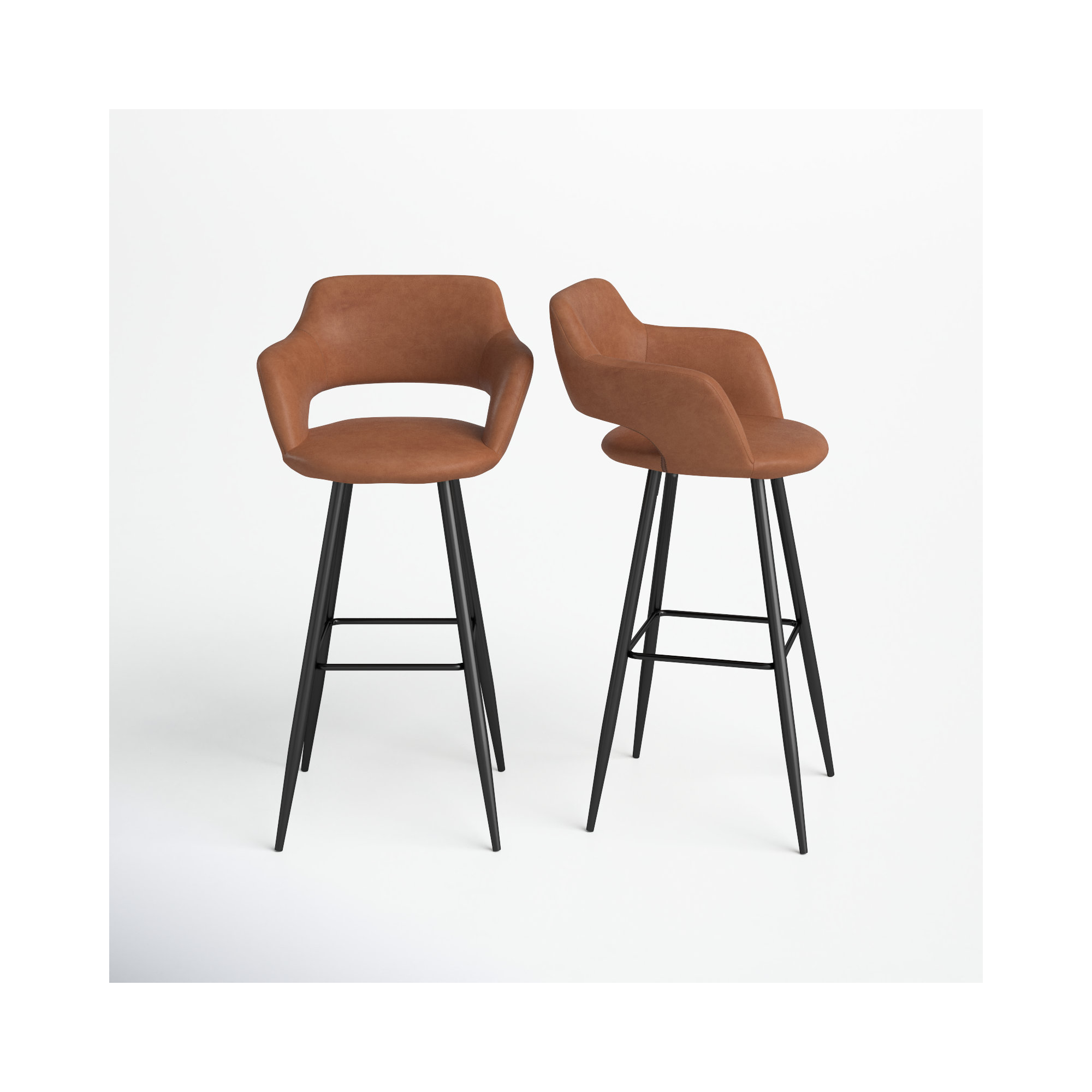 Lake Bar/Counter Stool, Bar Stool (30" Seat Height), Brown