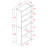 Lancashire 72" Bookshelf White