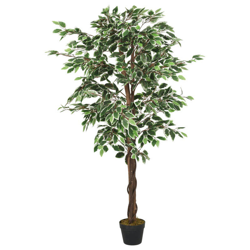 Faux Ficus Tree in Pot, 200cm H x 105cm W