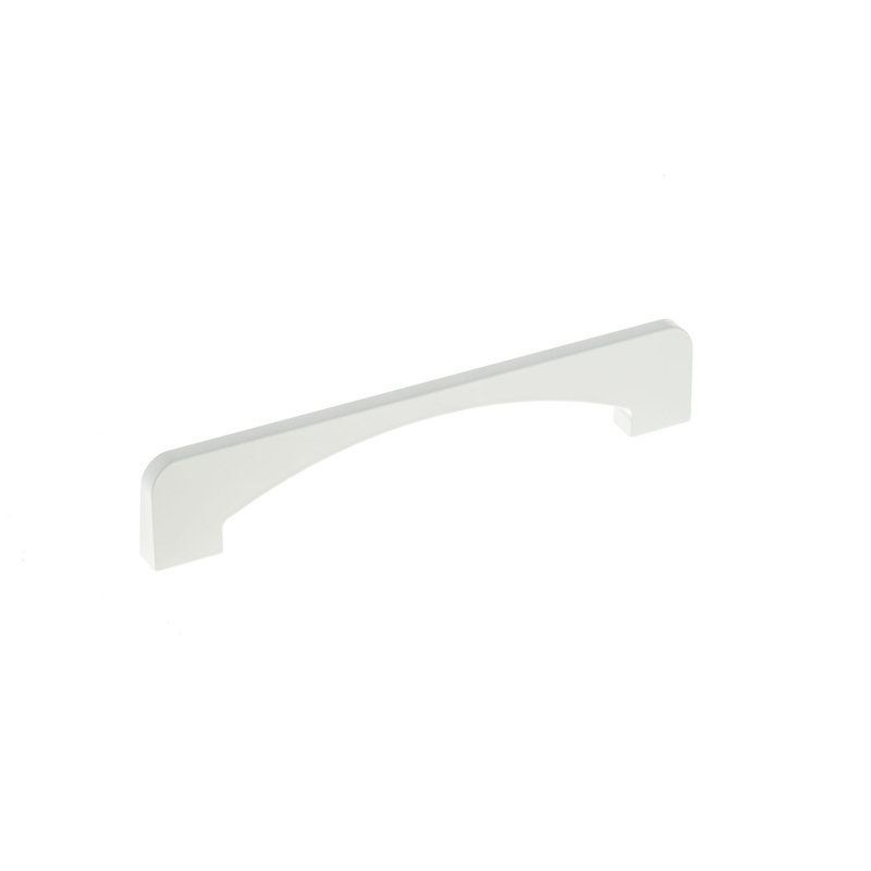 Poignée barre 6 5/16 po Contemporary, Blanc