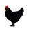Tableau noir de table coq Chalk It Up